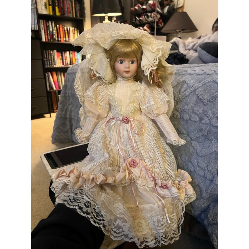 Vintage Porcelain Doll from the 80's